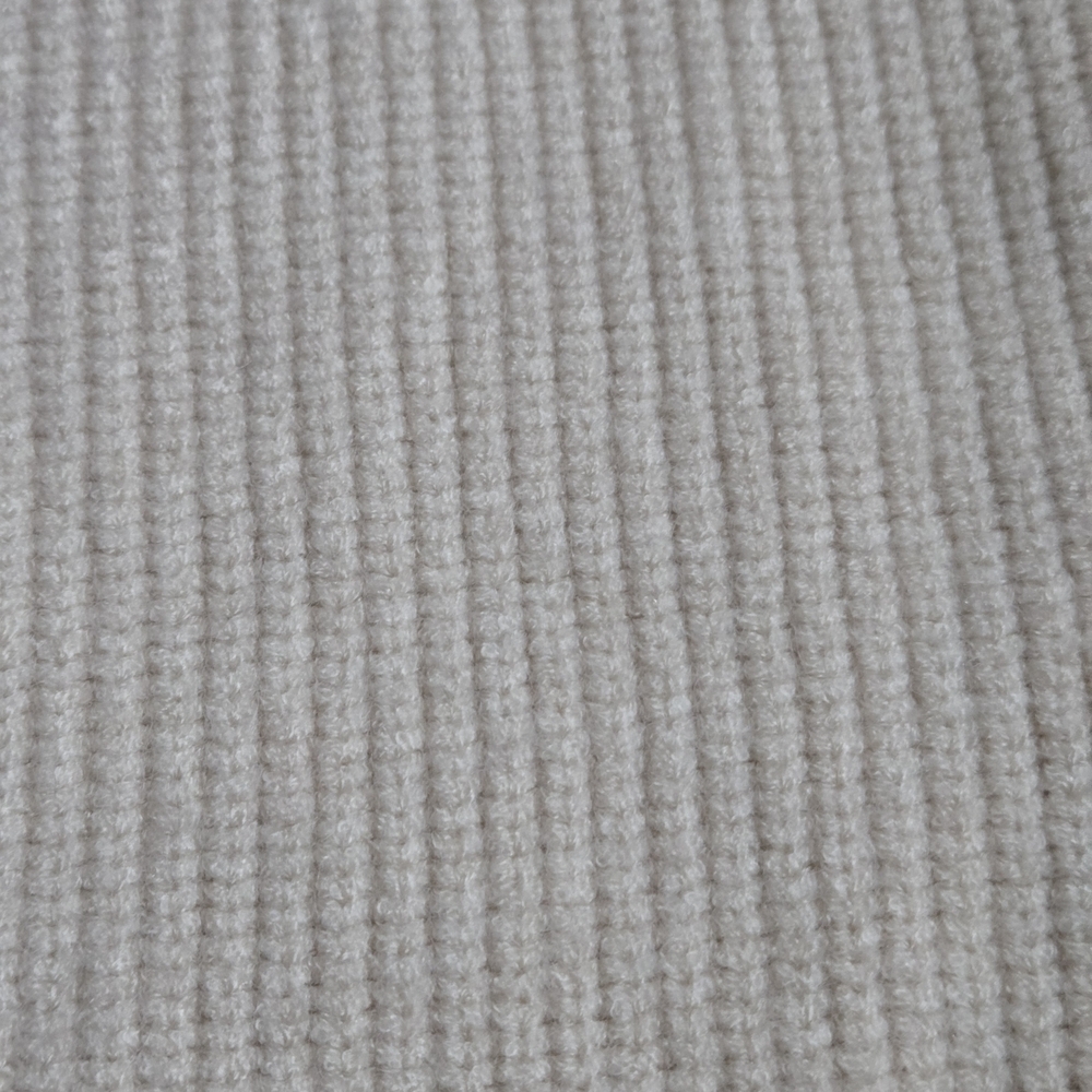 Zara Cream Ribbed Knit Skirt - Picture 7 of 8